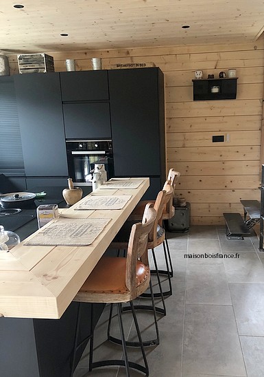 chalet en bois moderne